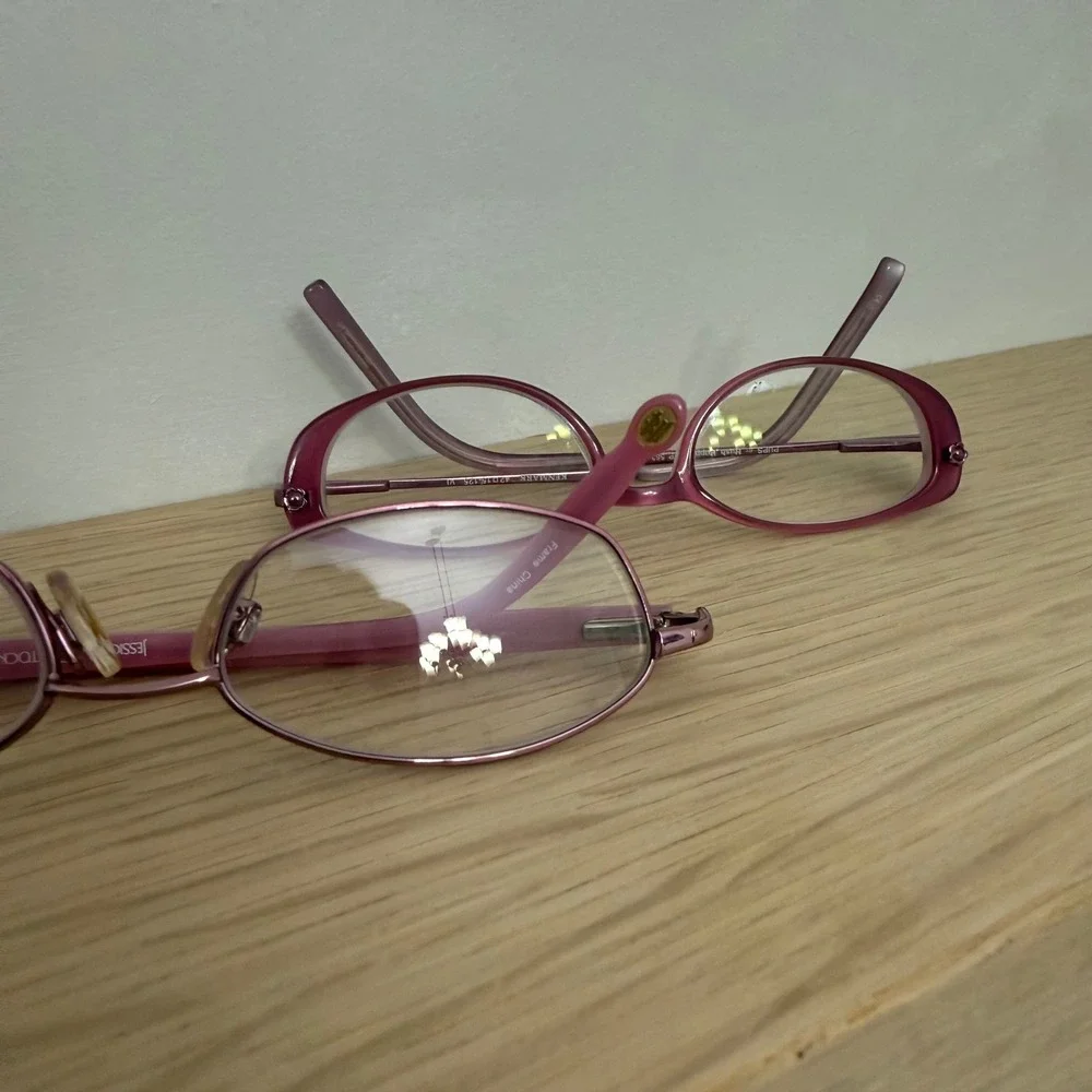 Jessica Mcclintock kids‎ vision glasses pink 130mm RL Kenmark Set Of 2